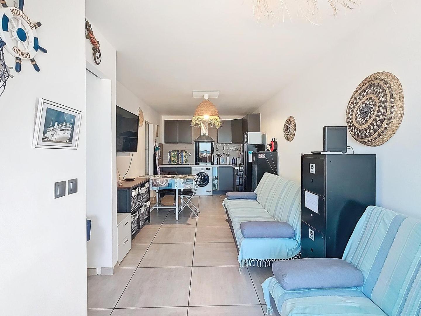 Appartement Vue Mer Grand Plage 4 pers Le Barcarès Extérieur photo